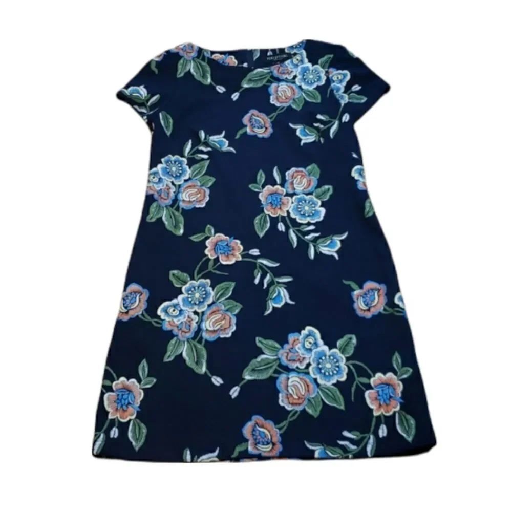 4P Perceptions Dress, Navy Floral